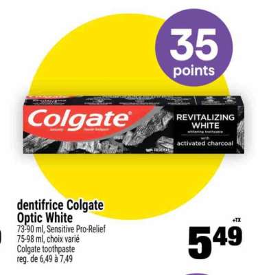 dentifrice Colgate Optic White