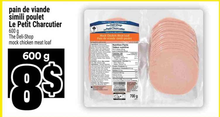 PAIN DE VIANDE SIMILI POULET LE PETIT CHARCUTIER