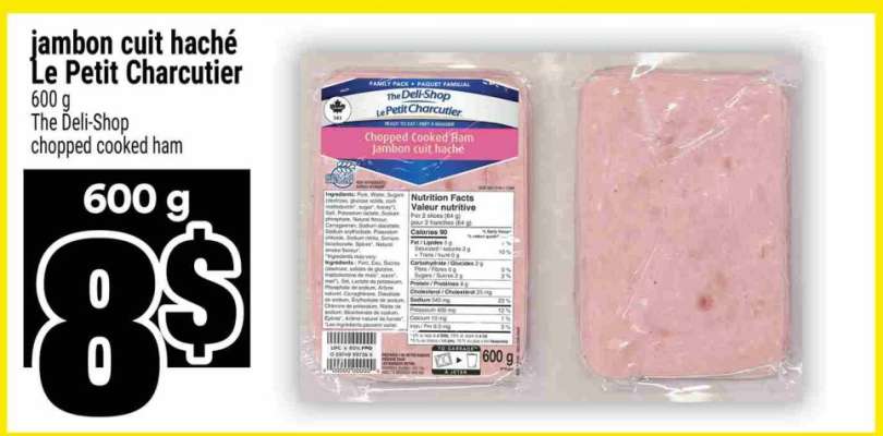 Jambon Cuit Haché Le Petit Charcutier