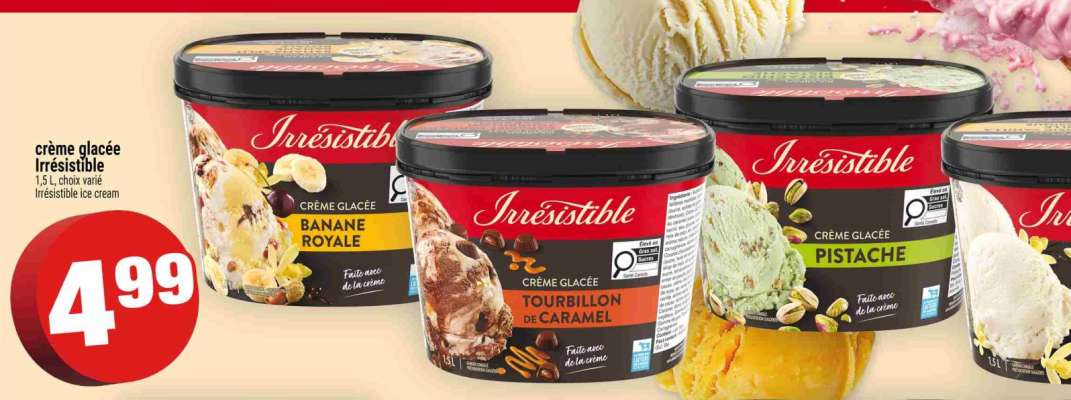 CRÈME GLACÉE IRRÉSISTIBLE