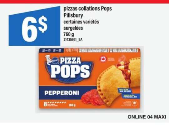 pizzas collations Pops