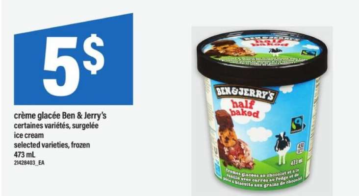 BEN & JERRY'S ICE CREAM