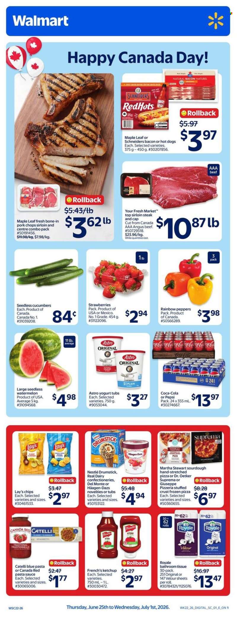 Walmart Flyer - June 25, 2026 - July 01, 2026.