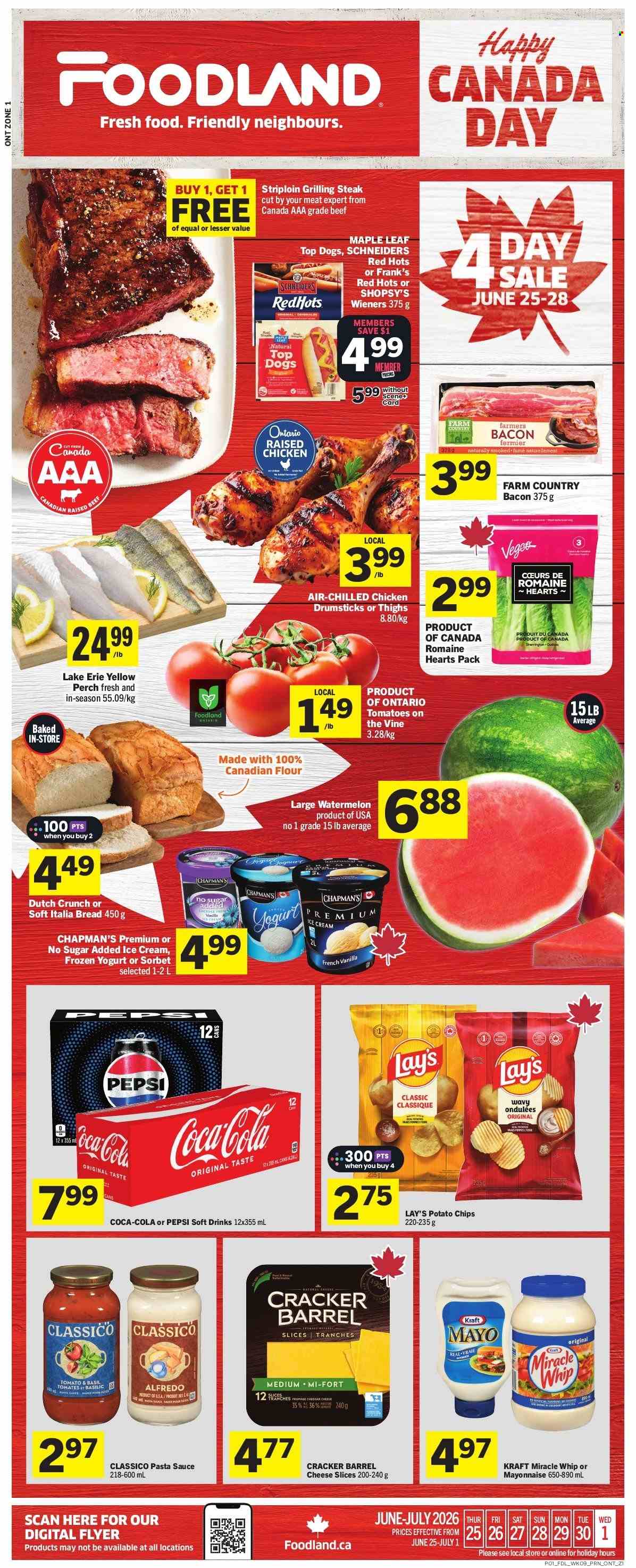 Foodland flyer - June 25, 2026 - July 01, 2026. Page 1