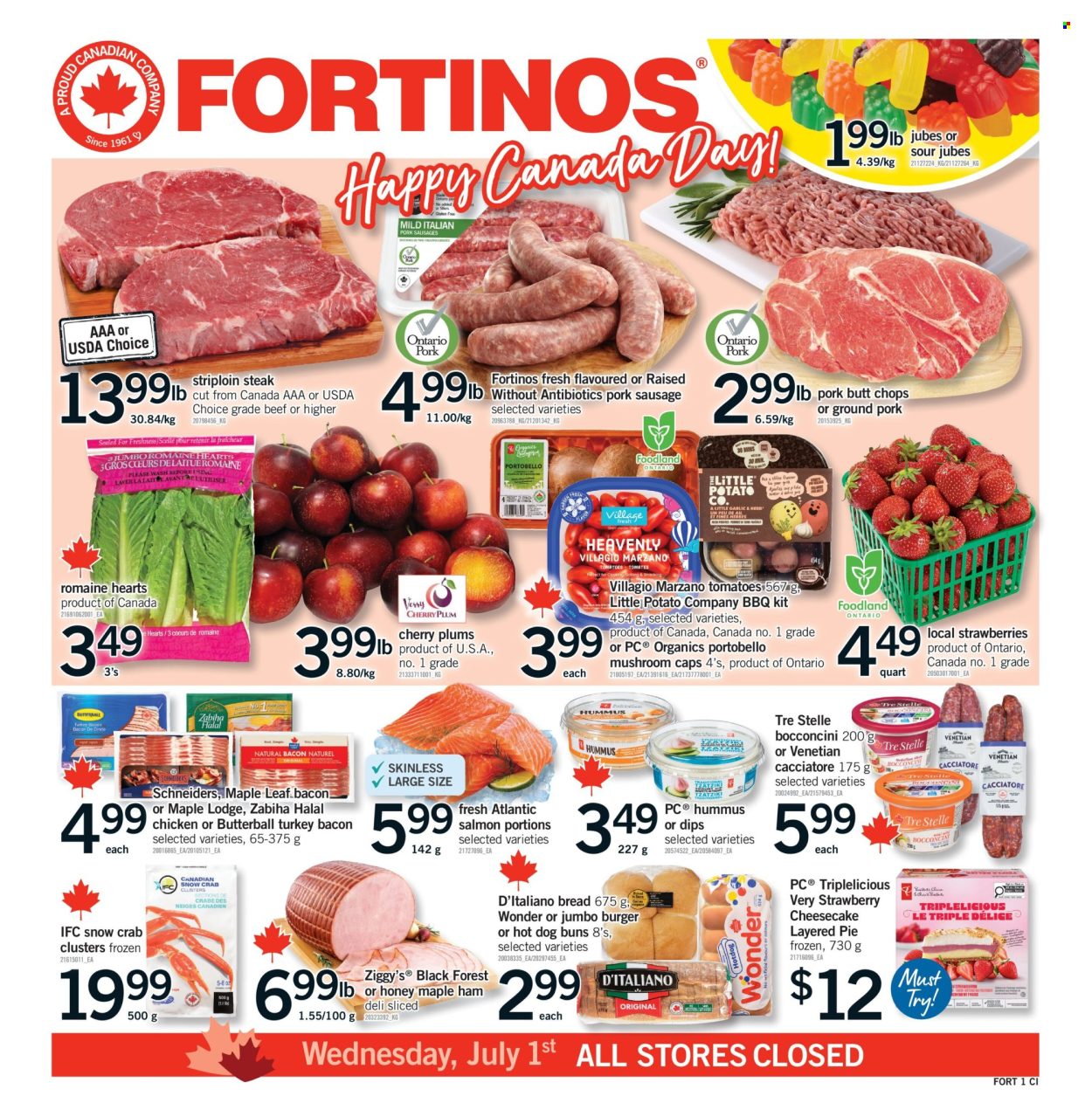 Fortinos flyer - June 25, 2026 - July 01, 2026. Page 1