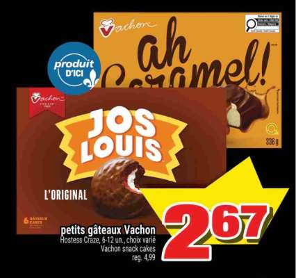 PETITS GÂTEAUX VACHON