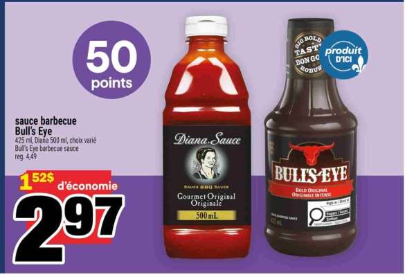 SAUCE BARBECUE BULL'S EYE
