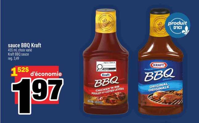 sauce BBQ Kraft