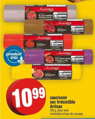 SAUCISSON SEC IRRÉSISTIBLE ARTISAN