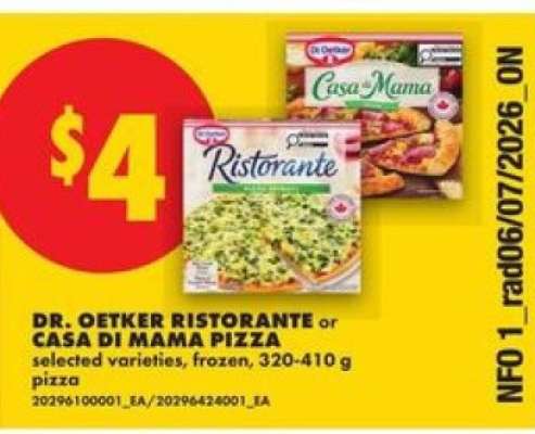 DR. OETKER RISTORANTE OR CASA DI MAMA PIZZA