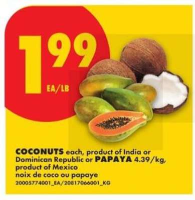 COCONUTS or PAPAYA