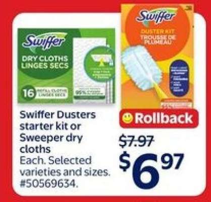 Swiffer Dusters starter kit or Sweeper dry cloths