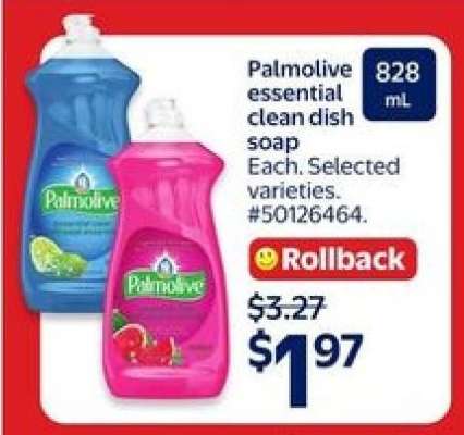 Palmolive essential clean dish soap