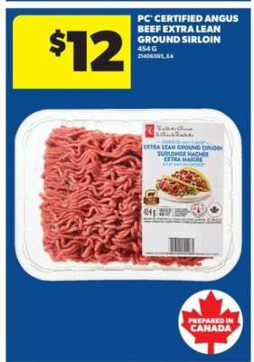 PC Certified Angus Beef Extra Lean Ground Sirloin