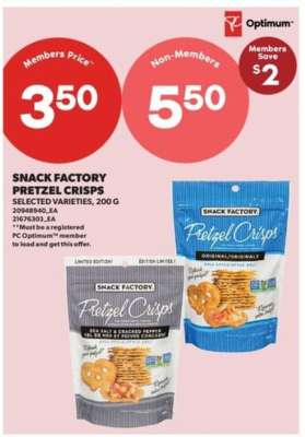Snack Factory Pretzel Crisps