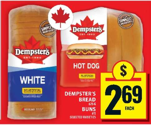 Dempster's Bread or Buns