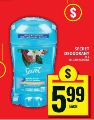 Secret Deodorant