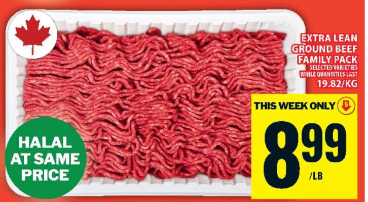 EXTRA LEAN GROUND BEEF FAMILY PACK