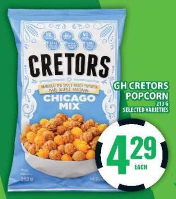 GH Cretors Popcorn