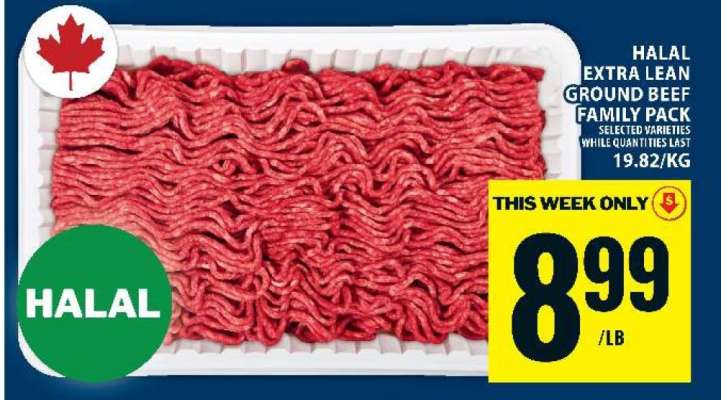 Halal Extra Lean Ground Beef Family Pack