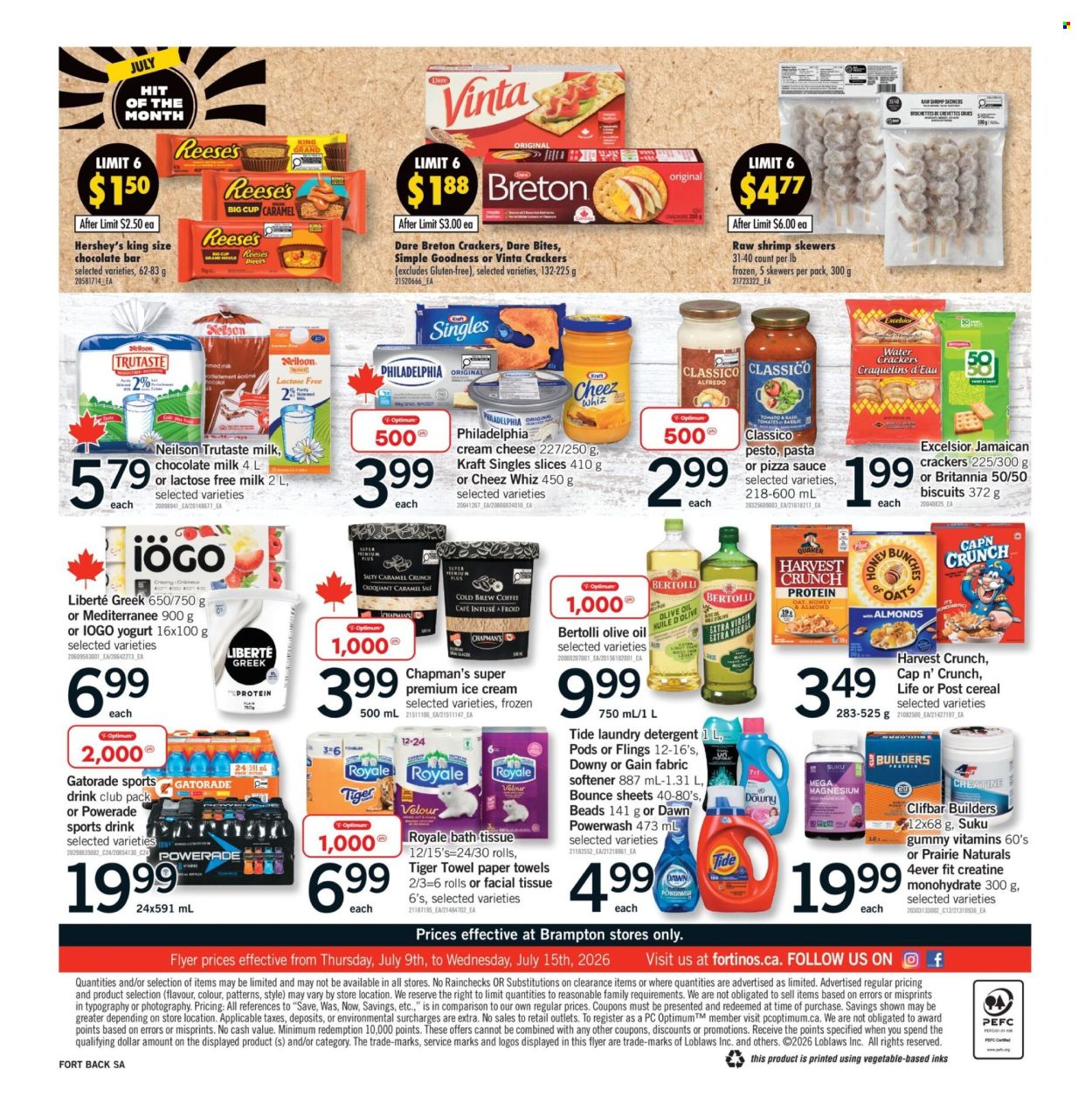 Fortinos flyer - July 09, 2026 - July 15, 2026. Page 2