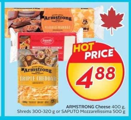 ARMSTRONG Cheese or SAPUTO Mozzarellissima