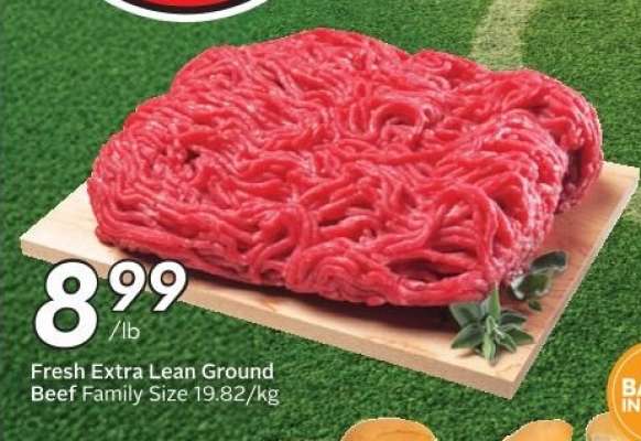 Fresh Extra Lean Ground Beef Family Size