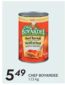 Chef Boyardee Beef Ravioli