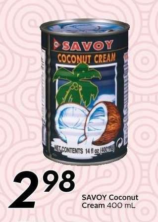 SAVOY Coconut Cream 400 mL