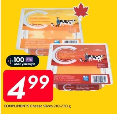 COMPLIMENTS Cheese Slices