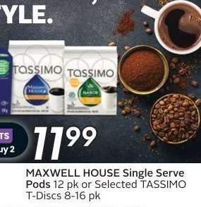 Maxwell House Single Serve Pods
