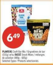 PLANTERS Craft Bar Mix / Grignotines de bar