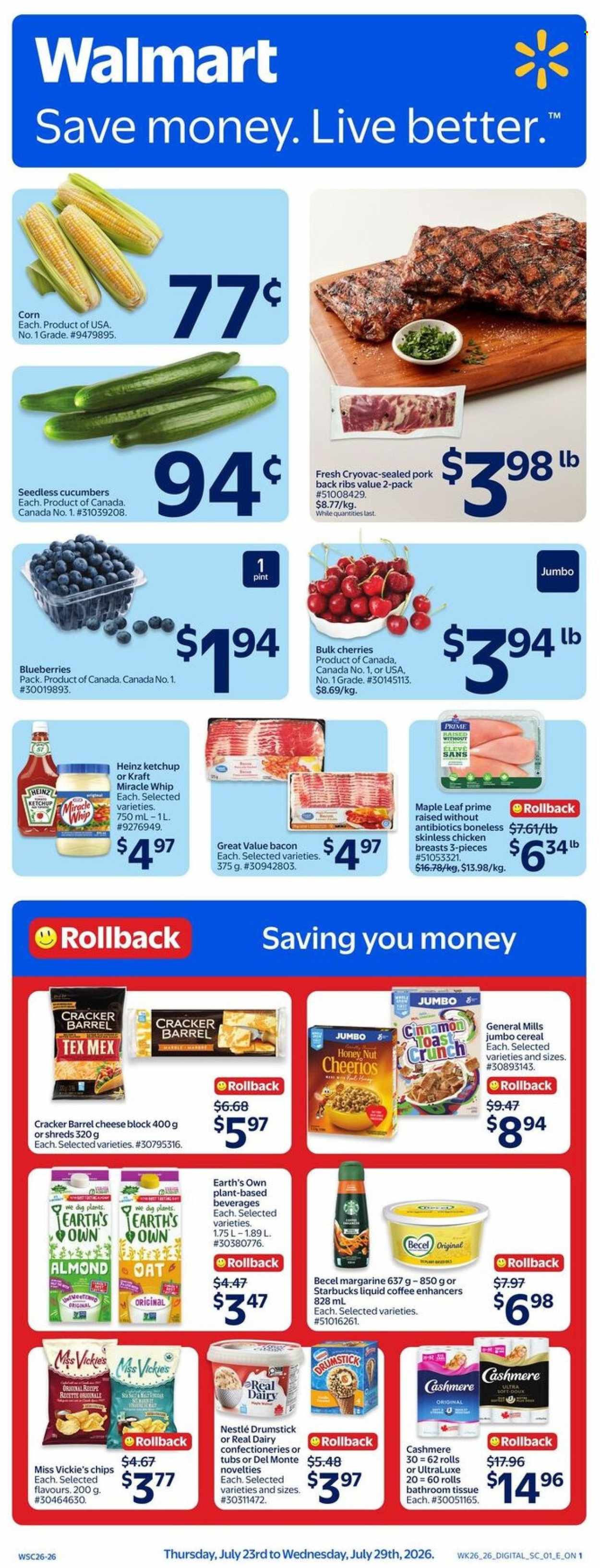 Walmart flyer - July 23, 2026 - July 29, 2026. Page 1