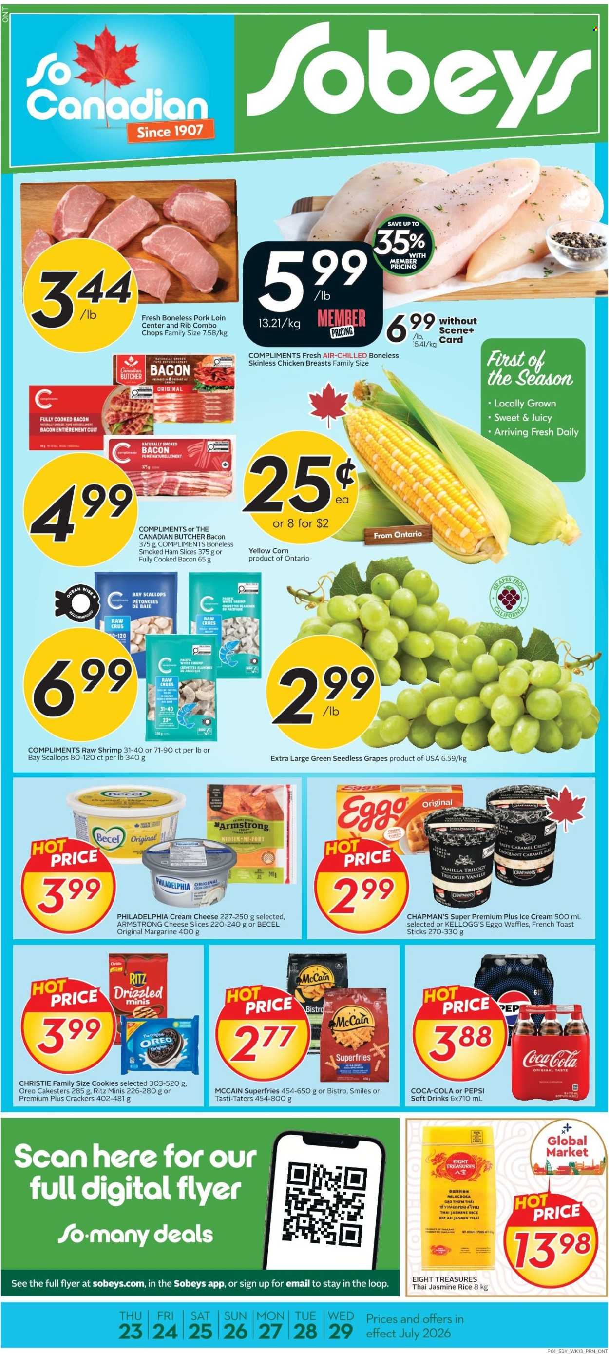 Sobeys flyer - July 23, 2026 - July 29, 2026. Page 1