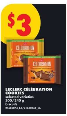 Leclerc Celebration Cookies