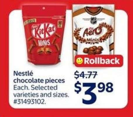Nestlé chocolate pieces