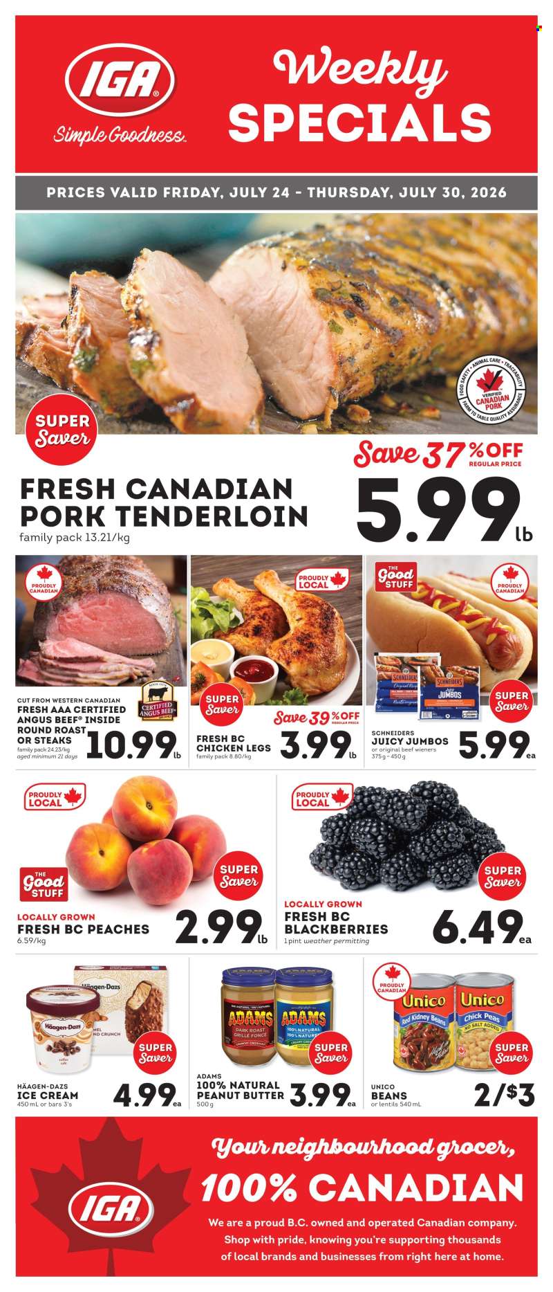 IGA Simple Goodness Flyer - July 24, 2026 - July 30, 2026.