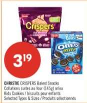 CHRISTIE CRISPERS BAKED SNACKS