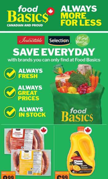 Food Basics Flyer - July 23, 2026 - July 29, 2026.