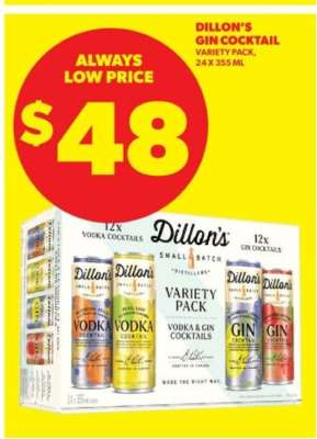 Dillon's Gin Cocktail Variety Pack