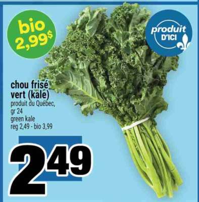 chou frisé vert (kalé)