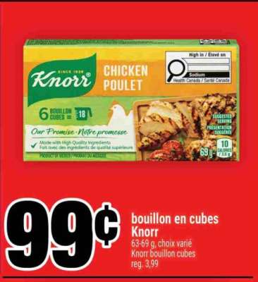 KNORR BOUILLON CUBES