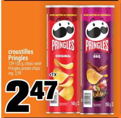 CROUSTILLES PRINGLES