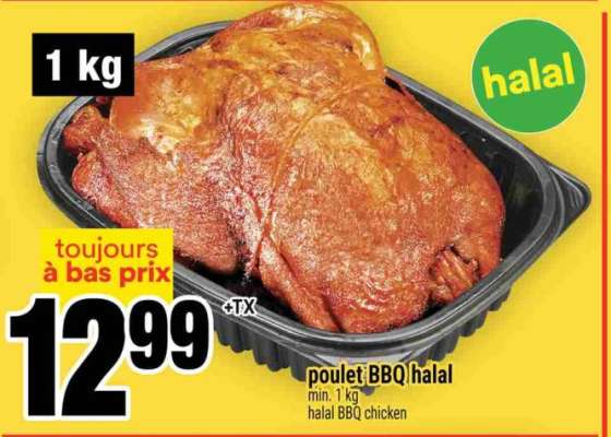poulet BBQ halal