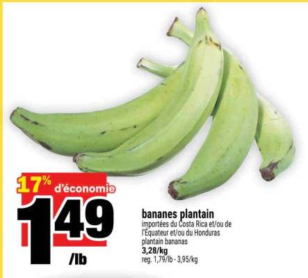 Bananes Plantain