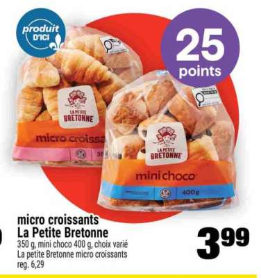 MICRO CROISSANTS LA PETITE BRETONNE