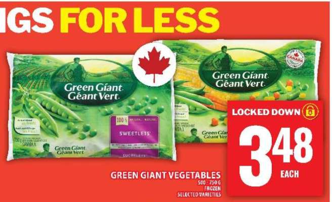 GREEN GIANT VEGETABLES