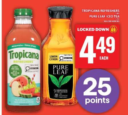 Tropicana Refreshers & Pure Leaf Iced Tea