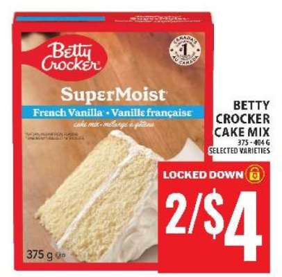 BETTY CROCKER CAKE MIX