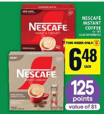 NESCAFÉ INSTANT COFFEE